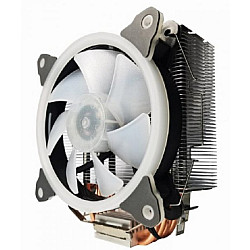 GEMBIRD CPU-HURACAN-ARGB-X130  LED UNI kuler 150W 120mm.Fan +/-1600rpm 26dBa LGA 775/115x/1200/AMD