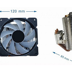 GEMBIRD CPU-HURACAN-ARGB-X140  UNI kuler 100W 120mm.Fan +/-1600rpm 26dBa LGA 775/115x/1200/AMD