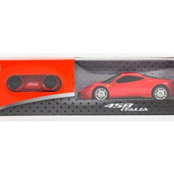 RASTAR Igračka RC auto Ferrari 458 Italia 1:24 (crveni)