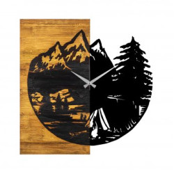 WALLXPERT Zidni sat Wooden Clock 19
