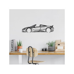 WALLXPERT Zidna dekoracija McLaren 720S Silhouette