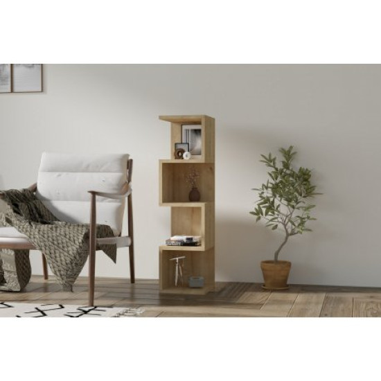 HANAH HOME Polica za knjige Alin Sapphire Oak cena 