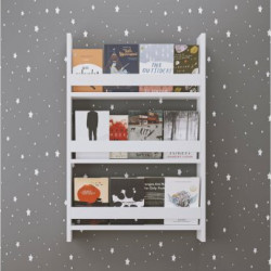 HANAH HOME Polica za knjige Artemis 3 White