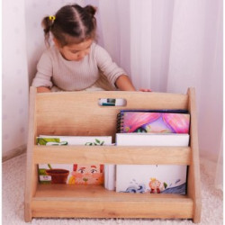 HANAH HOME Polica za knjige Kucuk Bilge Brown