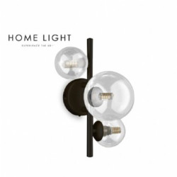 HOME LIGHT Vesta 599 Zidna lampa 3*G9 CRNA