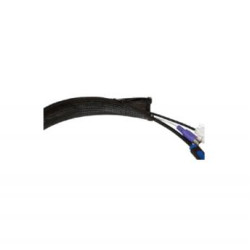 LOGILINK Fleksibilna zaštita za kablove sa rajfešlusom 1m x 50mm crna