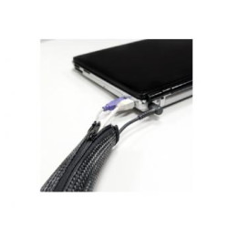 LOGILINK Fleksibilna zaštita za kablove sa rajfešlusom 2m x 30mm crna
