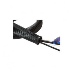LOGILINK Fleksibilna zaštita za kablove sa rajfešlusom 2m x 50mm crna