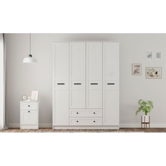HANAH HOME Ormar mat bele boje Rb 168 01 001 cena 