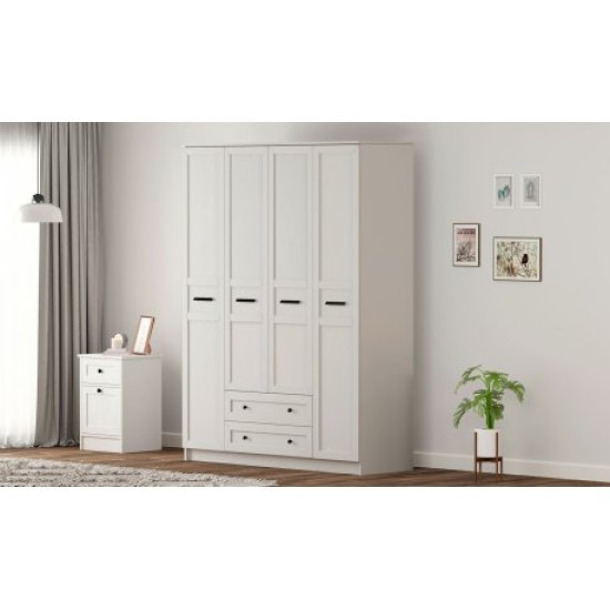 HANAH HOME Ormar mat bele boje Rb 168 01 001 cena 