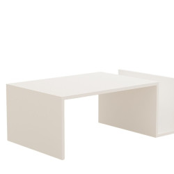 HANAH HOME Sto za dnevnu sobu Memo White