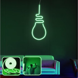 OPVIQ Zidna LED dekoracija Bulb Light Medium Green