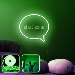 OPVIQ Zidna LED dekoracija Chat Zone Medium Green
