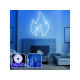 OPVIQ Zidna LED dekoracija Fire Medium Blue