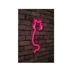 WALLXPERT Dekorativna rasveta Cat Pink