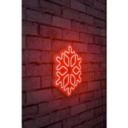 WALLXPERT LED dekoracija Snowflake Red