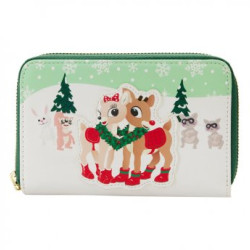 Loungefly Rudolph Merry Couple Zip Around Wallet