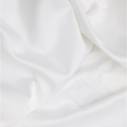 L`ESSENTIEL MAISON Satenski dušečni čaršav (90x200) De White