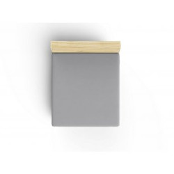L`ESSENTIEL MAISON Ranforce dušečni čaršav (90x190) Grey