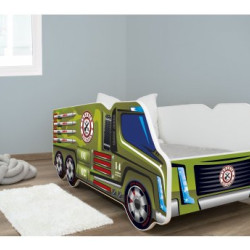 TOP BEDS Dečiji krevet 140x70 Truck Military