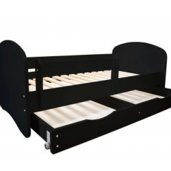 TOP BEDS Dečiji krevet 160x80 Olek - crni