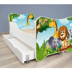 TOP BEDS Happy Kitty Dečiji krevet 160x80 + fioka Africa