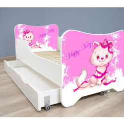 TOP BEDS Happy Kitty Dečiji krevet 160x80 + fioka Happy Kitty