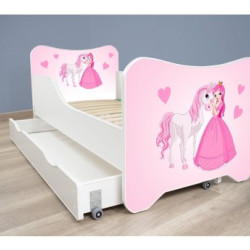 TOP BEDS Happy Kitty Dečiji krevet 160x80 + fioka Princess and Horse
