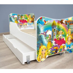 TOP BEDS Happy Kitty Dečiji krevet 160x80 + fioka Princesses