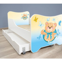 TOP BEDS Happy Kitty Dečiji krevet 160x80 + fioka Small Teddy