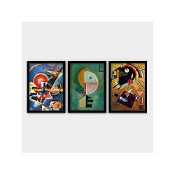 WALLXPERT Dekorativna slika u ramu (3 dela) 3SC_UN287405 _5575