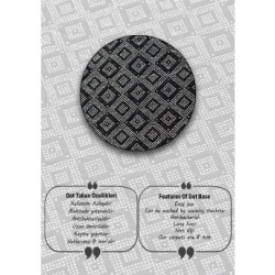 L`ESSENTIEL MAISON Kupatilski otirač Green Panda Circle Djt 80