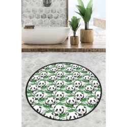 L`ESSENTIEL MAISON Kupatilski otirač Green Panda Circle Djt 80