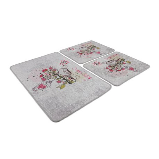 L`ESSENTIEL MAISON Set 3 prostirke za kupatilo Songs Djt