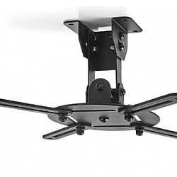 NEDIS Univerzalni plafonski nosač za projektor, rotirajući + tilt 90 stepeni (PJCM100BK)