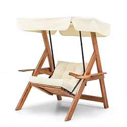 HANAH HOME Baštenska ljuljaška Galata Swing S1 Cream