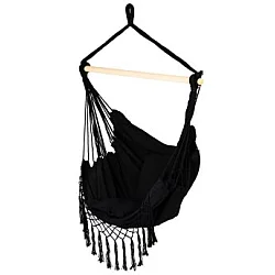 ModernHome Ljuljaška za terasu Rio crna (GW-918 BLACK)