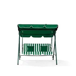 Green Bay Mykonos ljuljaška zeleno-bela sa jastucima