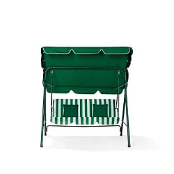 Green Bay Mykonos ljuljaška zeleno-bela sa jastucima