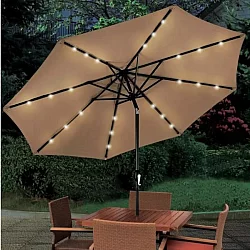 Bolzz Suncobran sa led osvetljenjem brown Bolzz