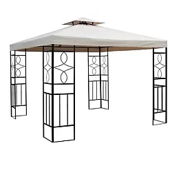 Lemon Planet Baštenski paviljon Gazebo 3x3m beli 22-0075