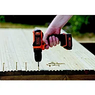 BLACK&DECKER Akumulatorska bušilica - odvrtač  BDCDD12K; 1x1,5Ah