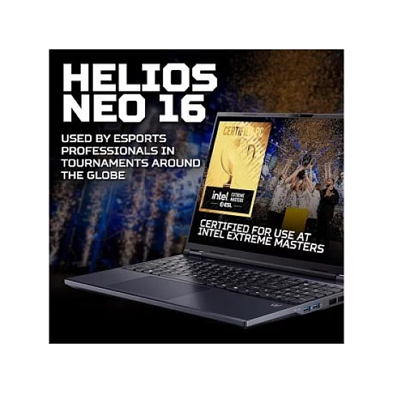 ACER Predator Helios Neo 16 AI (Black) WQXGA IPS 240Hz, U9 275HX, 32GB, 1+1TB SSD, RTX 5070Ti 12GB (NH.QX4EX.00C) OUTLET