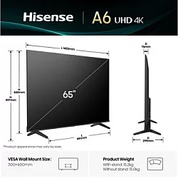 Hisense 65A6Q 4K UHD LED Smart TV