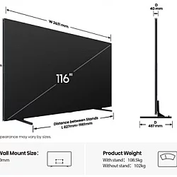 Hisense 116UXQ Mini-LED 4K UHD Smart TV