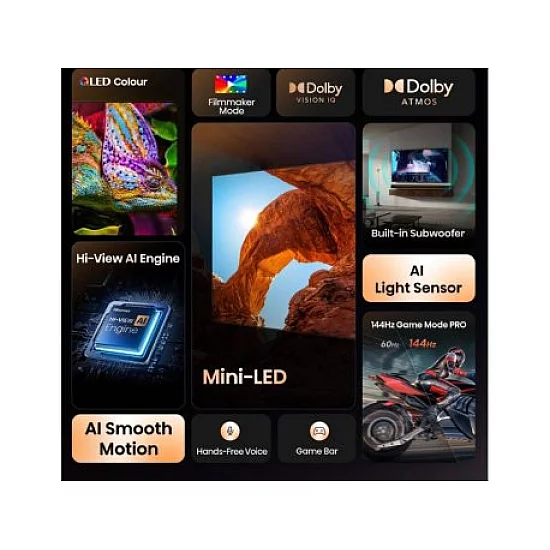 Hisense 65U7Q ULED MiniLED 4K UHD Smart TV