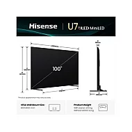 Hisense 100U7Q ULED Mini LED 4K UHD Smart TV