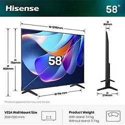 Hisense 58A6S 4K UHD LED Smart TV