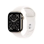 APPLE Watch S11 Cellular 42mm Gold Titanium Case with Light Blush Sport Band - S/M (mf8w4rk/a)