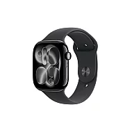 APPLE Watch S11 Cellular 42mm Jet Black Aluminium Case with Black Sport Band - M/L (mf854rk/a)